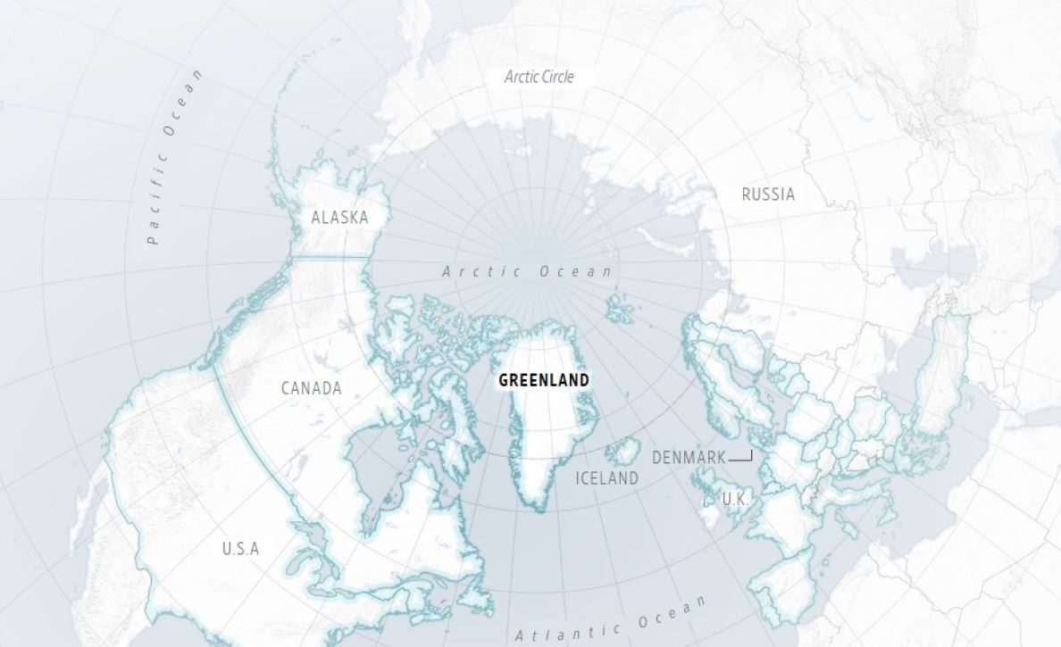 WSJ: Οι χάρτες που εξηγούν γιατί ο Τραμπ θέλει τη Γροιλανδία για την εθνική ασφάλεια των ΗΠΑ