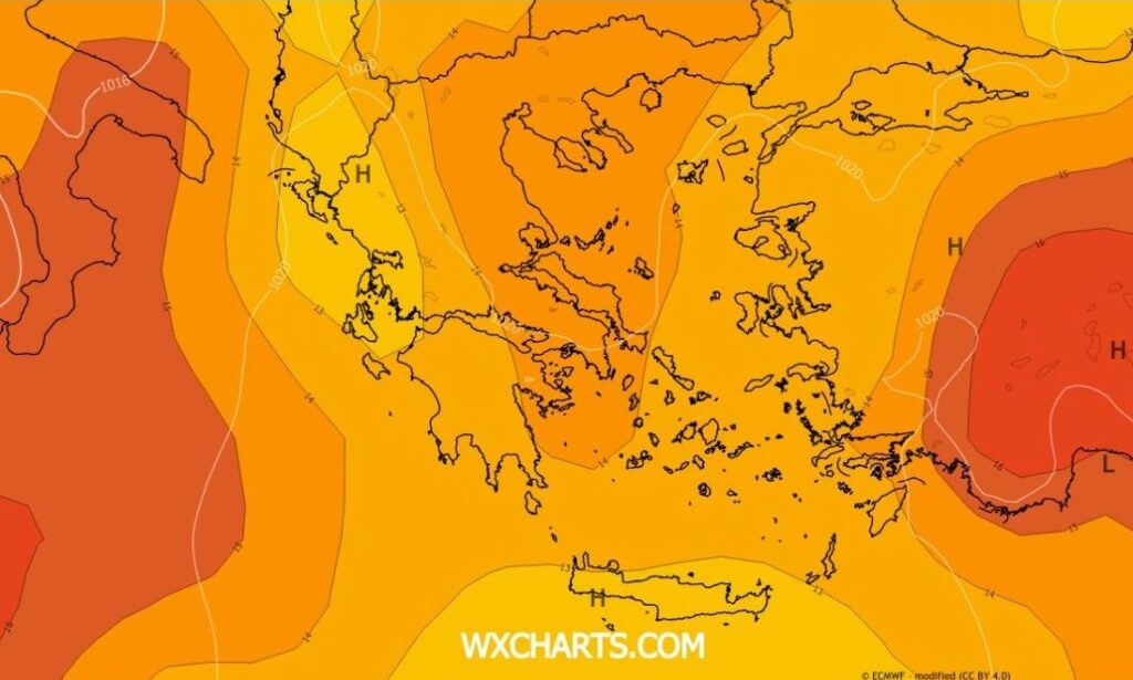 Καιρός: Έρχεται «καλοκαίρι» μέσα στον Οκτώβριο – Στους 32°C ο υδράργυρος, έως 8 βαθμούς πάνω από τα κανονικά